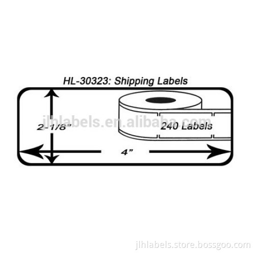 Dymo compatible 30323 Shipping Labels, 4" x 2 1/8", 220 Labels/Box